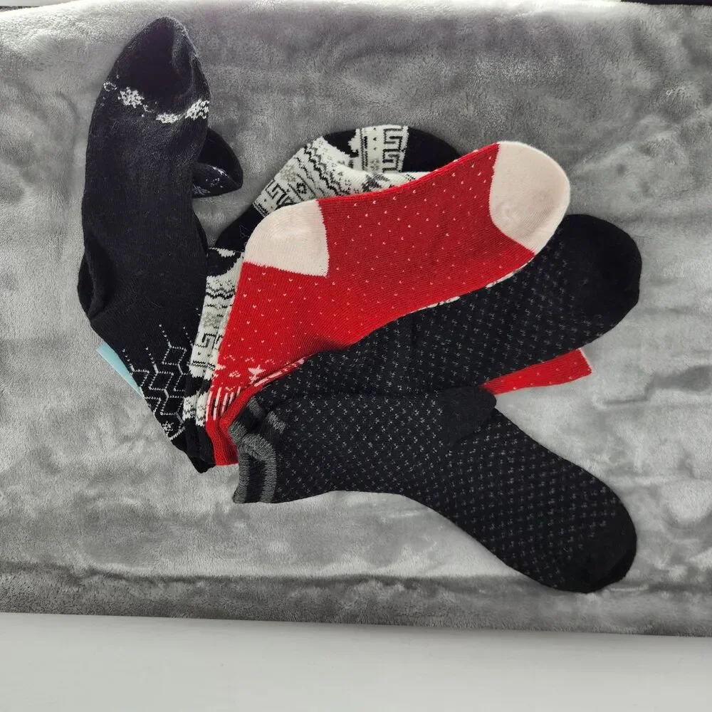 Muk Luks Women's Cozy Socks 4‎ Pack Size 6-11 NWT